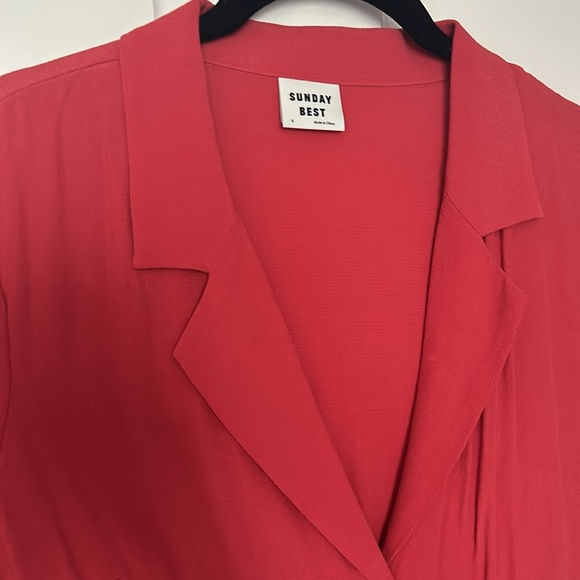 Aritzia/Sunday Best Vida dress size small, red - Picture 4 of 5